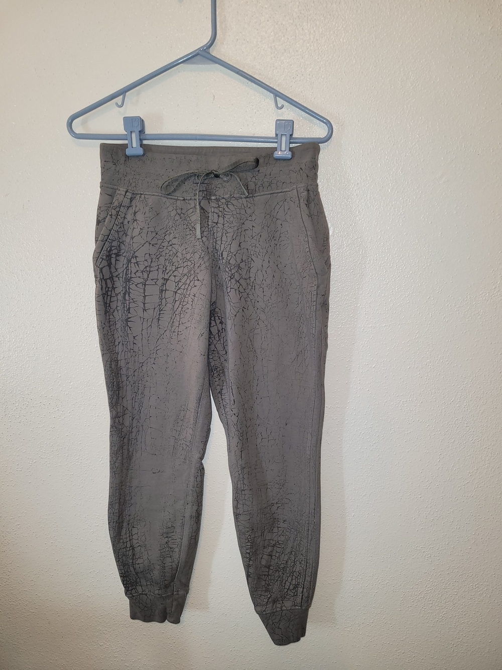 Lululemon Warm Down Jogger Pants ~Thread Dye Rover Black ~Size 6